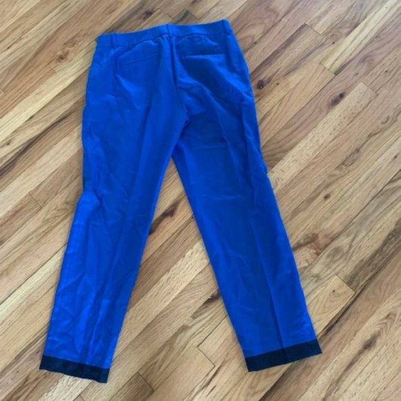 j crew black label cafe capri pants size 4 - Picture 4 of 5